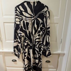 Zara midi dress with waist cut out